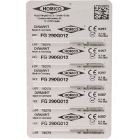 Diamant FG 290, gyémántcsiszoló, zöld, ISO 012, 5 darab Diamant FG 290, gyémántcsiszoló, zöld, ISO 012, 5 darab