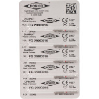 Diamant FG 290, gyémántcsiszoló, piros, ISO 016, 5 darab Diamant FG 290, gyémántcsiszoló, piros, ISO 016, 5 darab