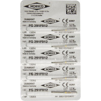 Diamant FG 291, gyémántcsiszoló, sárga, ISO 012, 5 darab Diamant FG 291, gyémántcsiszoló, sárga, ISO 012, 5 darab