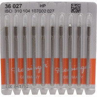 Stahlbohrer 36, acél-fúró, ISO 027, HP, 10 darab