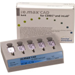 IPS e.max (CAD) (Sirona) (C 14) (High Translucency) (B3), CAD/CAM-blokk (Kerámia), téglalap alakú, biokompatibilis, Üvegkerámia, 5 darab