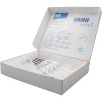 Omni (Whitesmile), Fehérítoszer, fecskendők, magas viszkozitású, nehezen folyó, Karbamidperoxid: 10%, 3 ml, 3x1 darab