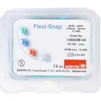 Flexi-Snap, polírozó korong, zöld, 12 mm, 50 darab