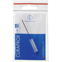Curaprox LSP (Long Stem Plastified), Fogköztisztító kefe, durva, fehér, 5 darab