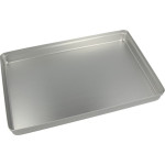 Norm-Tray Aluminium - 1 db, Deckel ungelocht silber, 18 x 28 cm - 20630021