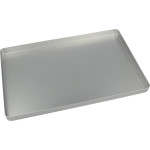 Norm-Tray Aluminium - 1 db, Boden ungelocht silber, 18 x 28 cm - 20620023