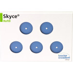 Skyce cristal, Ékkövek, átlátszó, Üveg, 2,4 mm, 5 darab