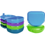 Schienen/Retainerboxen - Packung 12 Stück flach sortiert - 25X500