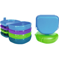 Schienen/Retainerboxen - Packung 12 Stück flach sortiert - 25X500