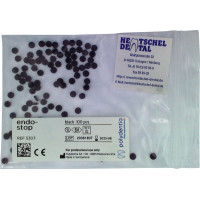 Endo Stops, 3,5 x 1 mm, fekete, 100 darab