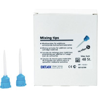 DETAX Mischkanülen blau - 48 darabos csomag, kék, kurz - 2709
