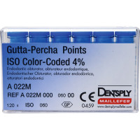 Guttapercha-csúcs (30 mm) (4 %) (ISO 60), ISO 60 világoskék, Guttapercha, 30 mm, 120 darab Guttapercha-csúcs (30 mm) (4 %) (ISO 60), ISO 60 világoskék, Guttapercha, 30 mm, 120 darab