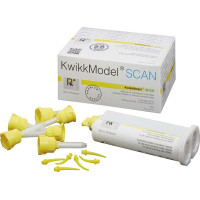 KwikkModel® scan - Systempackung 50 ml duplakartus, 6 keverőkanül LN, 6 INTRA-ORAL TIPS L - KMK1088