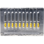 Dentsply Sirona (ISO 30), Idegtű, sterilizált, sárga, Nemesacél, 21 mm, 10 darab