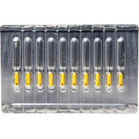 Dentsply Sirona (ISO 30), Idegtű, sterilizált, sárga, Nemesacél, 21 mm, 10 darab
