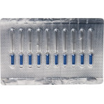 Dentsply Sirona (ISO 40), Idegtű, l sterilizált, világoskék, Nemesacél, 21 mm, 10 darab