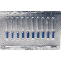 Dentsply Sirona (ISO 40), Idegtű, l sterilizált, világoskék, Nemesacél, 21 mm, 10 darab