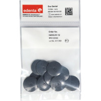 EXA Dental (ISO 220), Polírozó (Univerzális), szereletlen ISO 220 Lencse, szürke, Szilíciumkarbid- Szilikon, 20.000 f/p, 12 darab