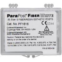 ParaPost® FIBER WHITE - 5 darabos csomag, méret 6, Ø 1,50 mm - PF1616