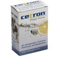 Cetron, Tisztítópor (Fogsorok), Zacskók, 5x15 g, +tartódoboz
