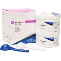 Silagum Putty - Vorteilspackung 4 x 262 ml Basispaste, 4 x 262 ml Katalysatorpaste, gyors - 909038