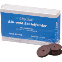 TOPDENT® Alu-oxid-Schleifräder Packung 50 darab, braun, mittel