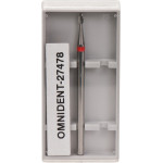 Omni (73), Labor frézer (Keresztfogazás), Kézidarab (HP, Ø 2,35 mm, ISO 104, 44,5 mm) ISO 14 finom, Keresztfogazás, Keményfém, 3,1 mm, 1 darab