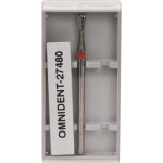 Omni (77), Labor frézer (Keresztfogazás), Kézidarab (HP, Ø 2,35 mm, ISO 104, 44,5 mm) ISO 23 finom, Keresztfogazás, Keményfém, 5 mm, 1 darab