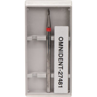 Omni (78), Labor frézer (Keresztfogazás), Kézidarab (HP, Ø 2,35 mm, ISO 104, 44,5 mm) ISO 12 finom, Keresztfogazás, Keményfém, 3,5 mm, 1 darab