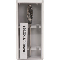 Omni (251), Labor frézer (Keresztfogazás), Kézidarab (HP, Ø 2,35 mm, ISO 104, 44,5 mm) ISO 60 C-M (durva - közepes), Keresztfogazás, Keményfém, 1 darab