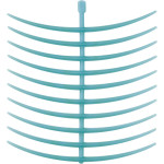 GEO Klammerprofile, 10-es csomag, Ringklammern, gebogen, selbstklebend