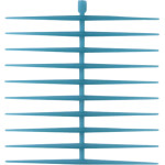 GEO Klammerprofile, 10-es csomag, Ringklammern, gerade