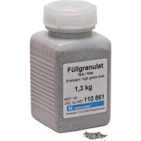 Tölto granulátum, Üveg, finom, Nemesacél, 1,3 kg, 1 darab Tölto granulátum, Üveg, finom, Nemesacél, 1,3 kg, 1 darab