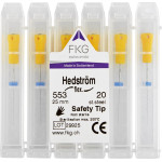 Hedström reszelő, flexibilis, SMG, 25 mm ISO 020, 6 darab