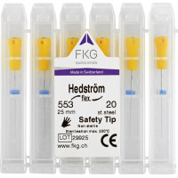 Hedström reszelő, flexibilis, SMG, 25 mm ISO 020, 6 darab