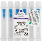 Hedström reszelő, flexibilis, SMG, 25 mm ISO 030, 6 darab