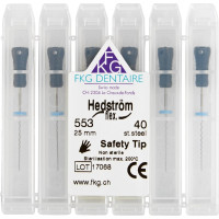 Hedström reszelő, flexibilis, SMG, 25 mm ISO 040, 6 darab