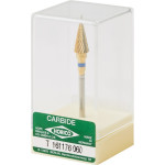 Titanium (257), Labor frézer (Egyszeru fogazás), Kézidarab (HP, Ø 2,35 mm, ISO 104, 44,5 mm) ISO 60 közepes, Egyszeru keresztvágatú fogazás - medium (ISO 176), Titánnitrid bevonatú keményfém, 14 mm, 1 darab