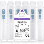 Hedström reszelő, flexibilis, SMG, 25 mm ISO 008, 6 darab