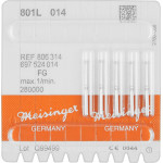 Diamanten 801L, gyémántcsiszoló, kék, ISO 014, FG, 5 darab