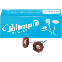 Miniaturbürste, polírozó korong/kefe, 1 lapos, 3M Scotch-BriteT durva, Ø 23 mm, 12 darab