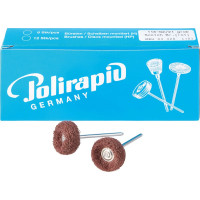 Miniaturbürste, polírozó korong/kefe, 2 lapos, 3M Scotch-BriteT durva, Ø 21 mm, 12 darab