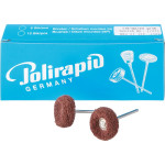 Miniaturbürste, polírozó korong/kefe, 2 lapos, 3M Scotch-BriteT durva, Ø 23 mm, 12 darab
