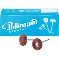 Miniaturbürste, polírozó korong/kefe, 2 lapos, 3M Scotch-BriteT durva, Ø 23 mm, 12 darab
