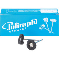 Miniaturbürste, polírozó korong/kefe, 1 lapos, 3M Scotch-BriteT medium, Ø 23 mm, 12 darab