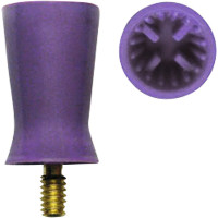 Prophylaxepolierer Smart - Packung 100 Stück lila, latexfrei, 4 Lamellen, RA - PSC012