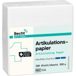 Artikulationspapier - Packung 300 Stück blau 200µ - 411 Artikulationspapier - Packung 300 Stück blau 200µ - 411
