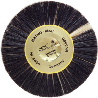 HATHO Einlagebürste - Packung 12 Stück Ø 80 mm, 2-reihig, schwarz - 5480