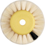 HATHO Einlagebürste - Packung 12 Stück Ø 45 mm, 2-reihig, weiß - 9245