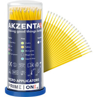 PRIME ONE Mikro-Applikatoren - Box 4 x 100 Stück fein, gelb - MICAP25-AKZ-YE-FNE